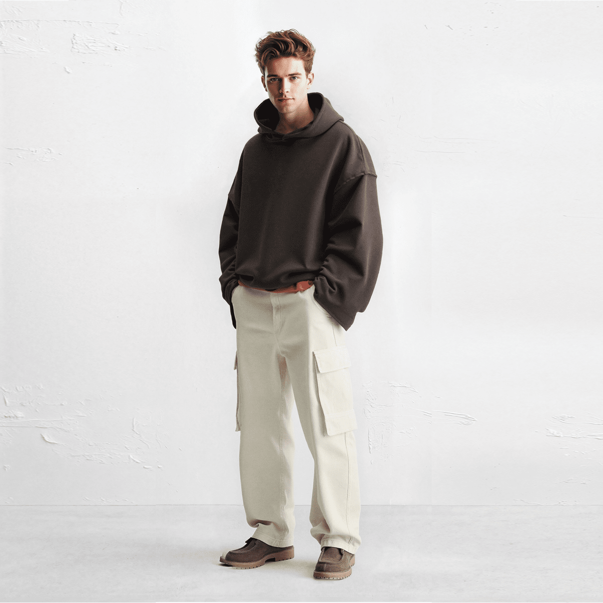HOC Raw Cuff/Hem Boxy Hoodie