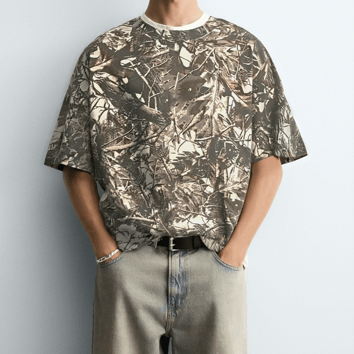 HOC Cropped Tree Print Tee