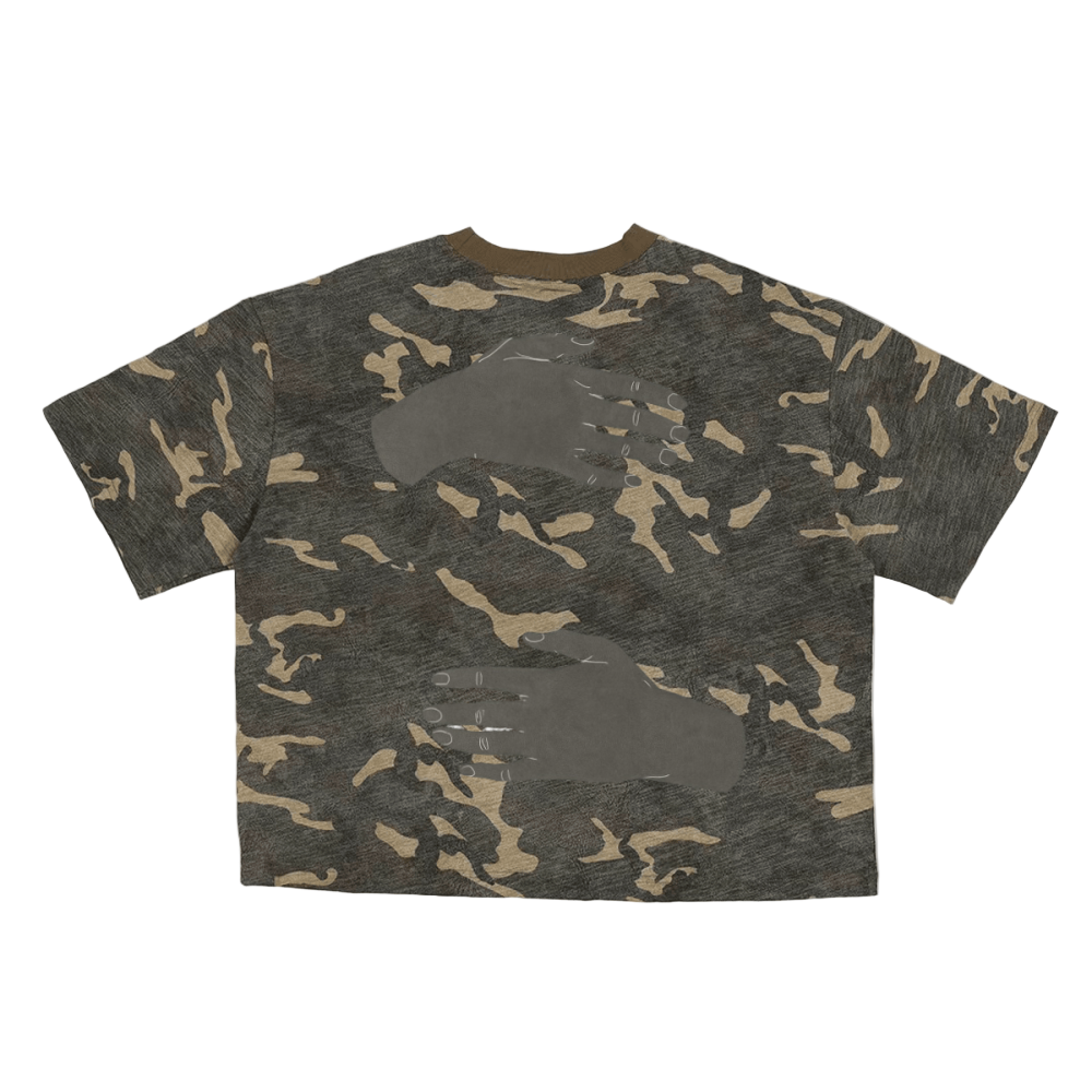 HOC Camo Cropped Tee