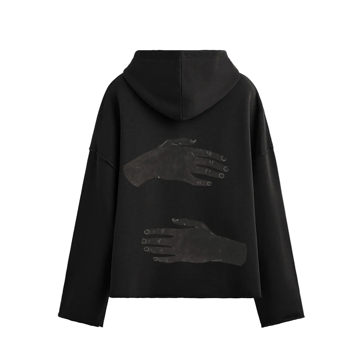 HOC Raw Cuff/Hem Boxy Hoodie