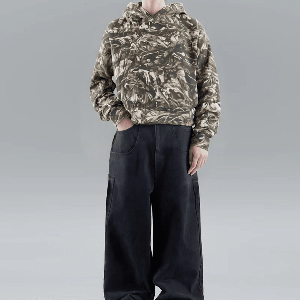 HOC Camo Tree Print Hoodie