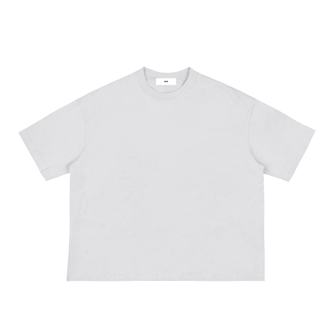 HOC White Classic Loose Boxy Tee