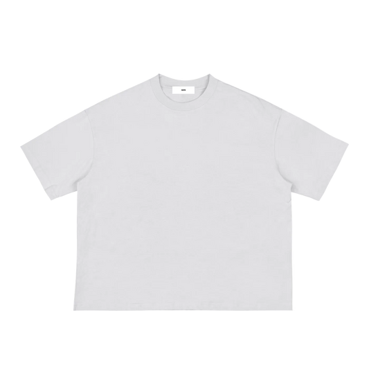 HOC White Classic Loose Boxy Tee