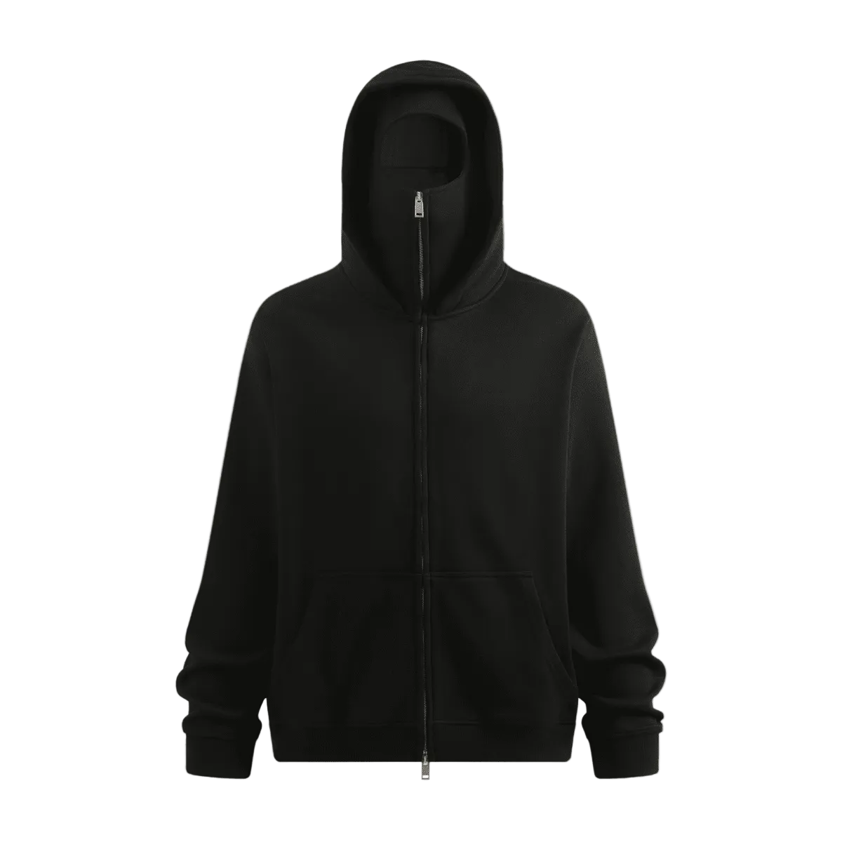 Masked Zip Up Hoodie