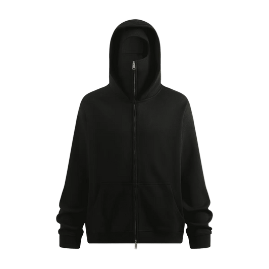 Masked Zip Up Hoodie
