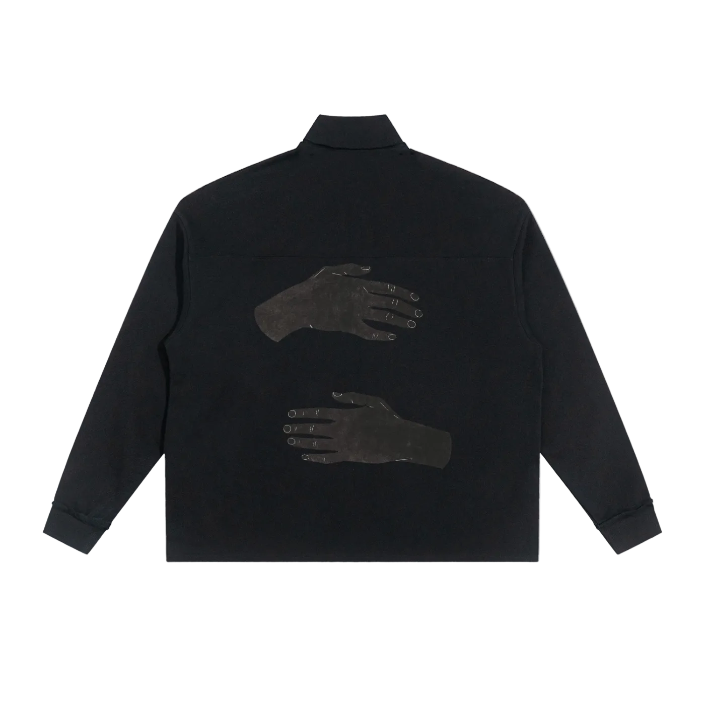 HOC Quarter Zip Rolled Edge Sweatshirt