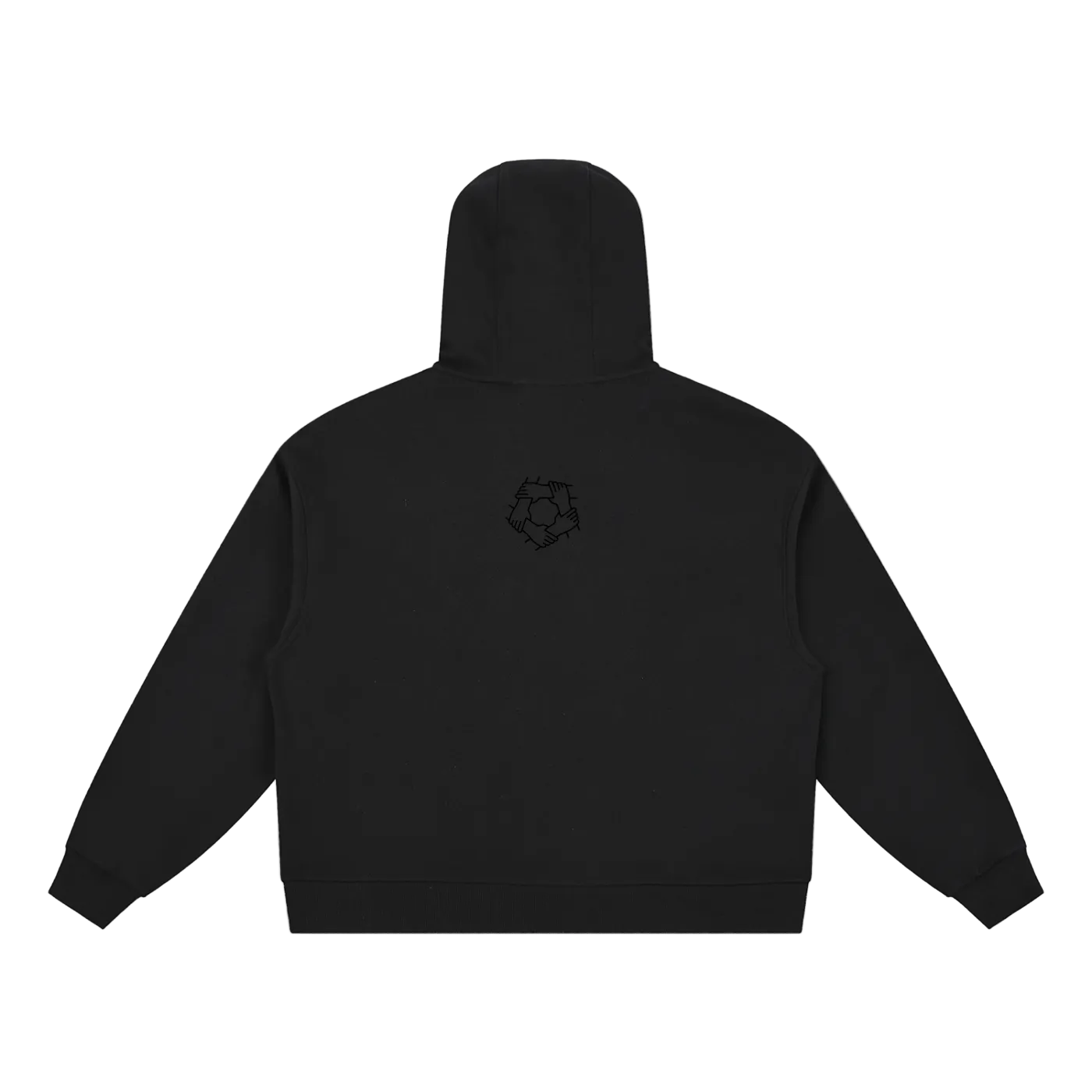 SUSTN Boxy Button Placket Hoodie