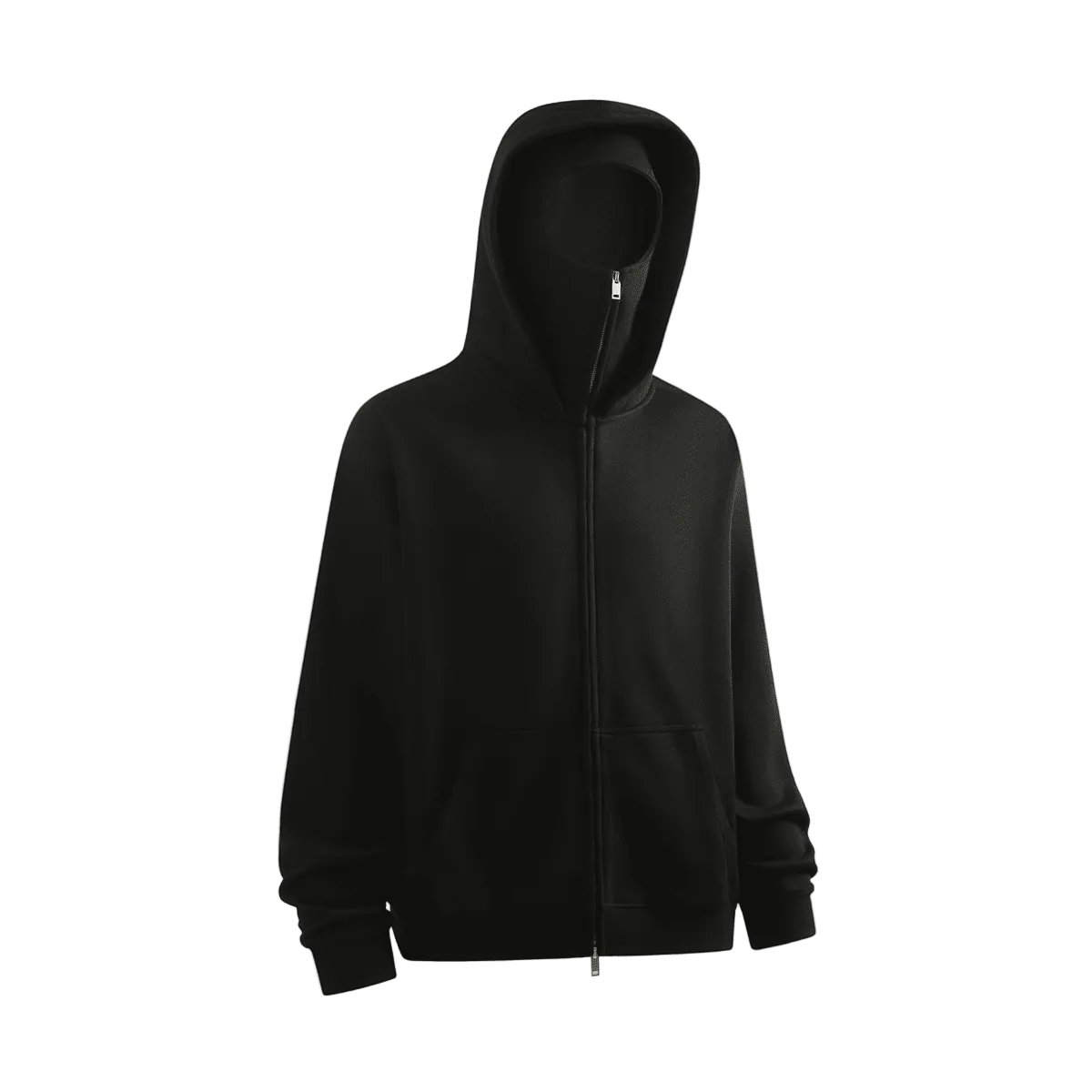 Masked Zip Up Hoodie