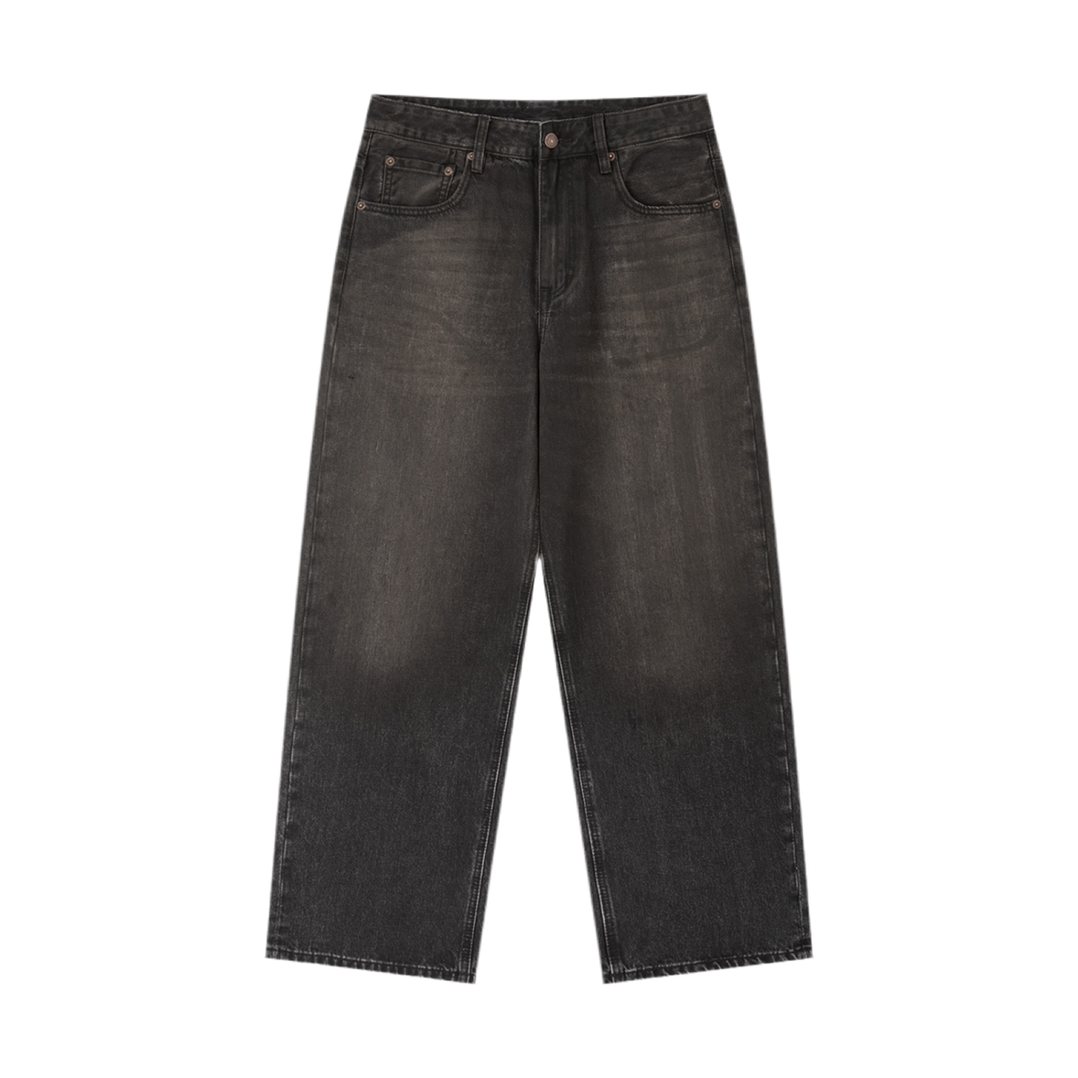 SUSTN Vintage Wash Denim Jeans