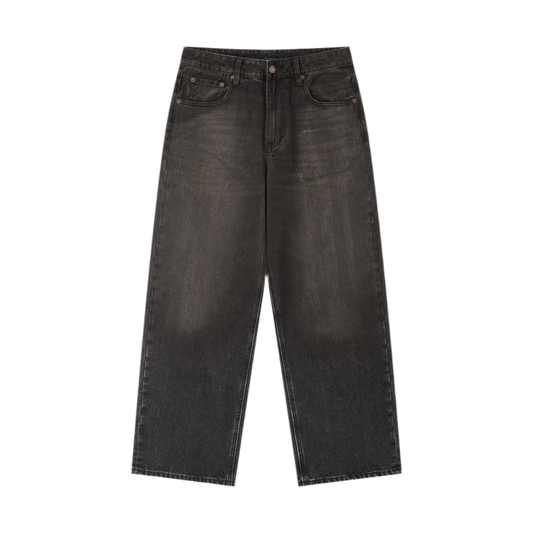 SUSTN Vintage Wash Denim Jeans