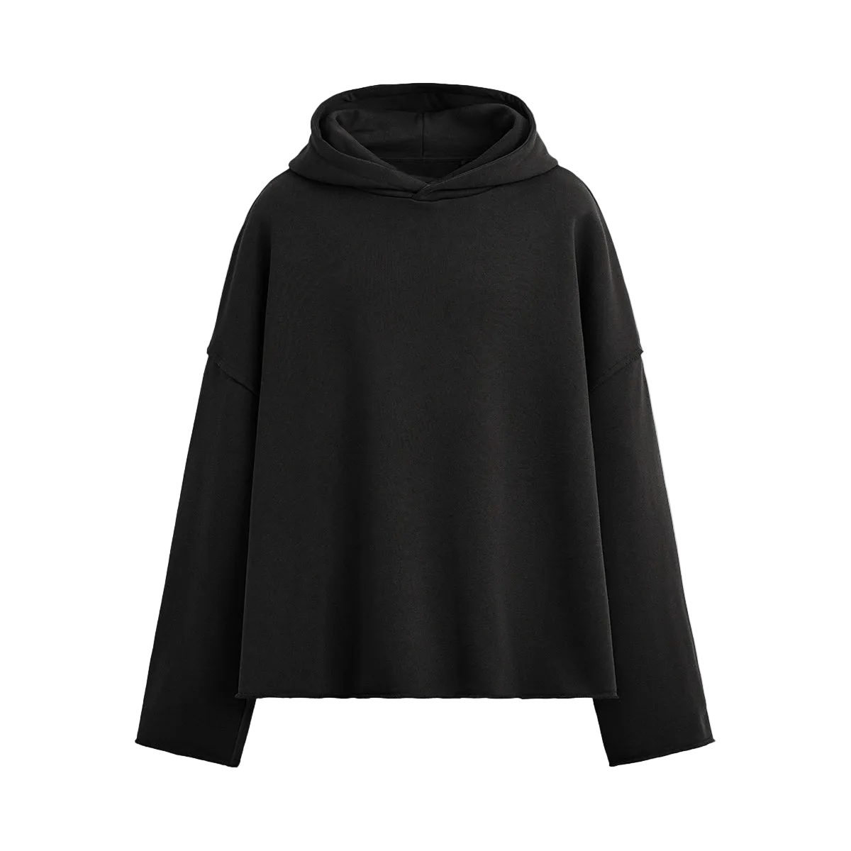 HOC Raw Cuff/Hem Boxy Hoodie