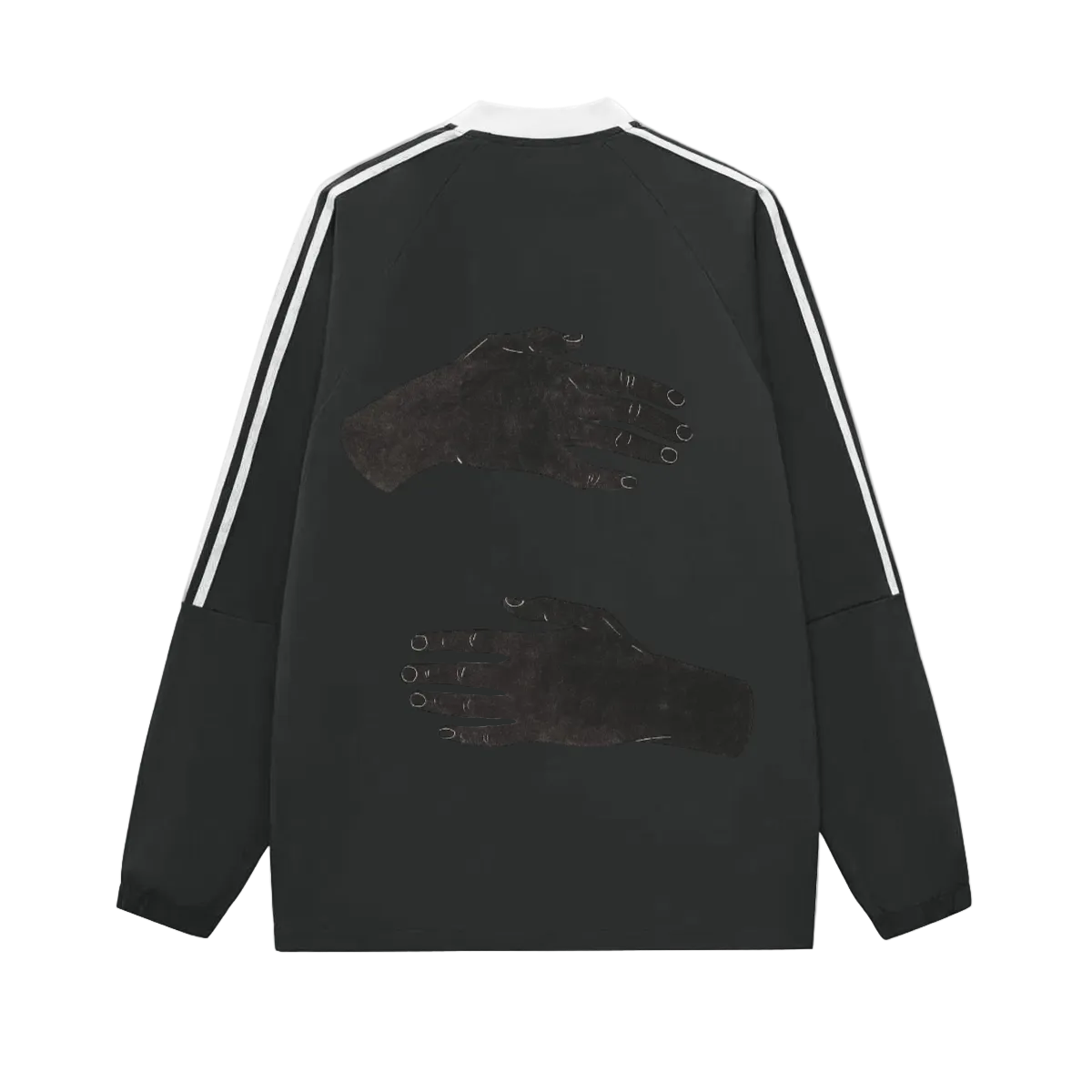 HOC Black V-Neck Long Sleeve Jersey