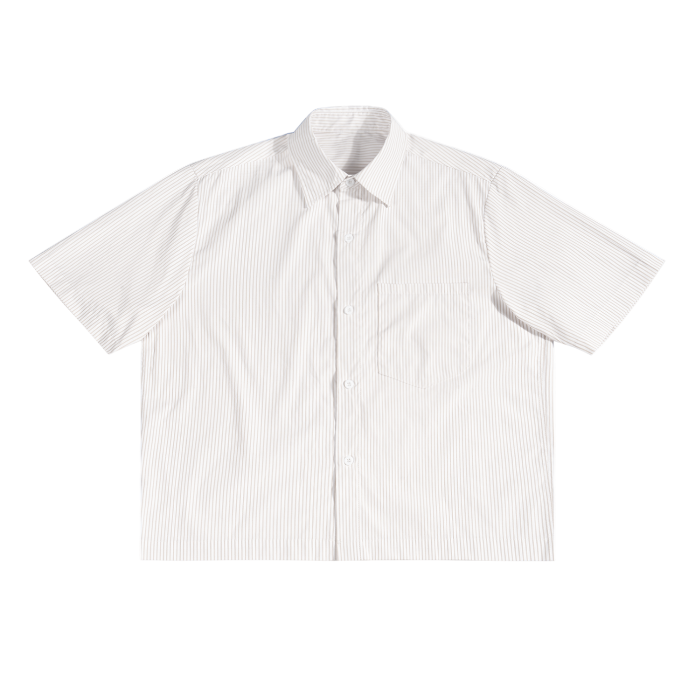 HOC White Stripe Boxy Shirt