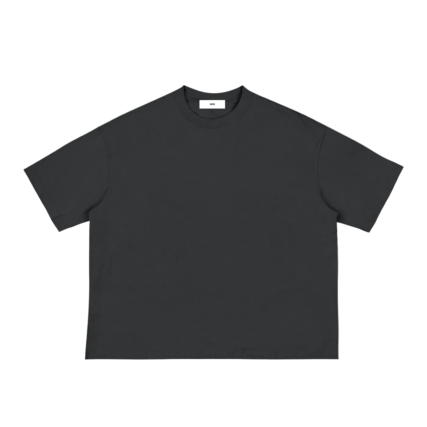 HOC Black Classic Loose Boxy Tee