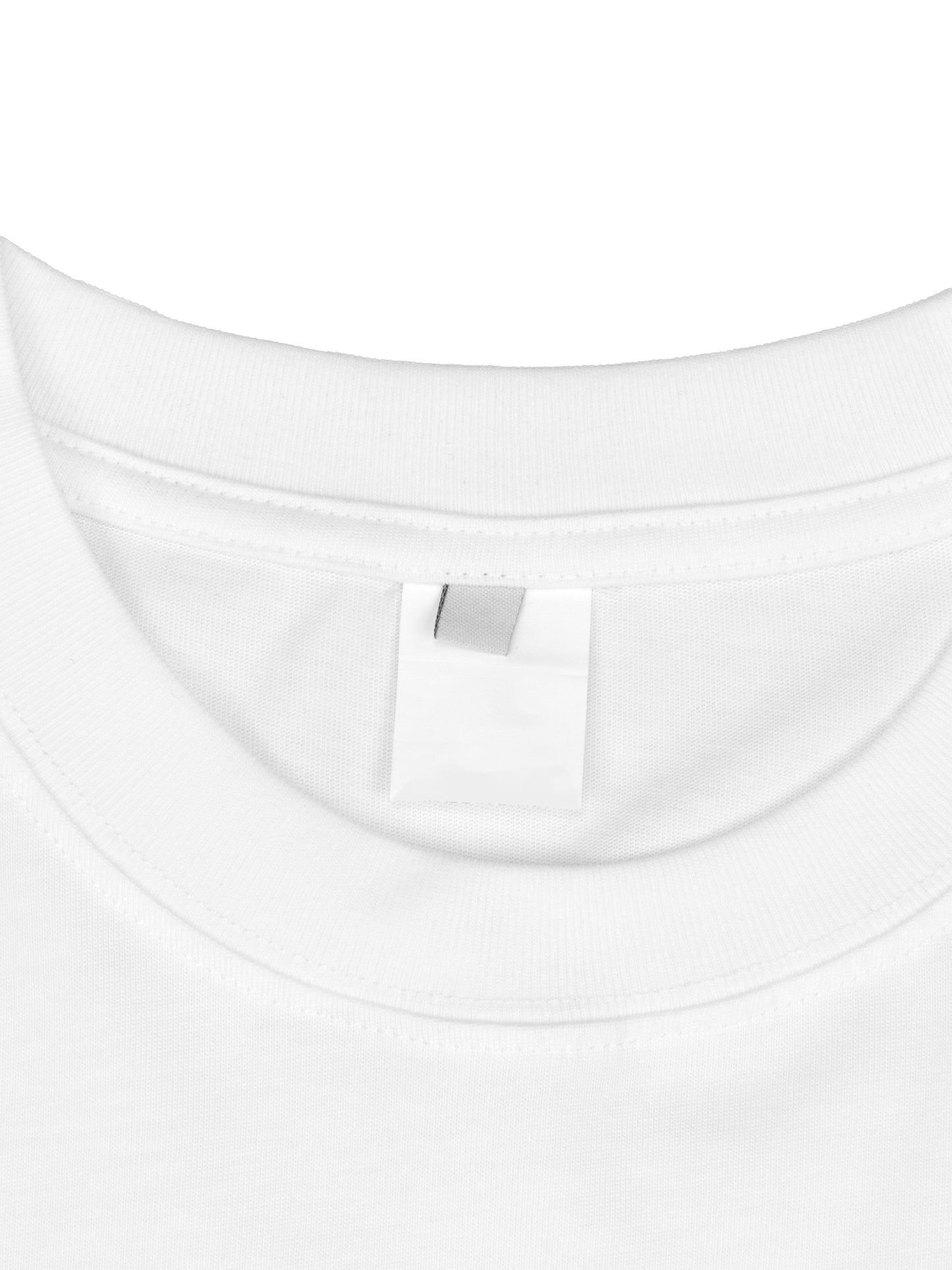 HOC White Classic Loose Boxy Tee
