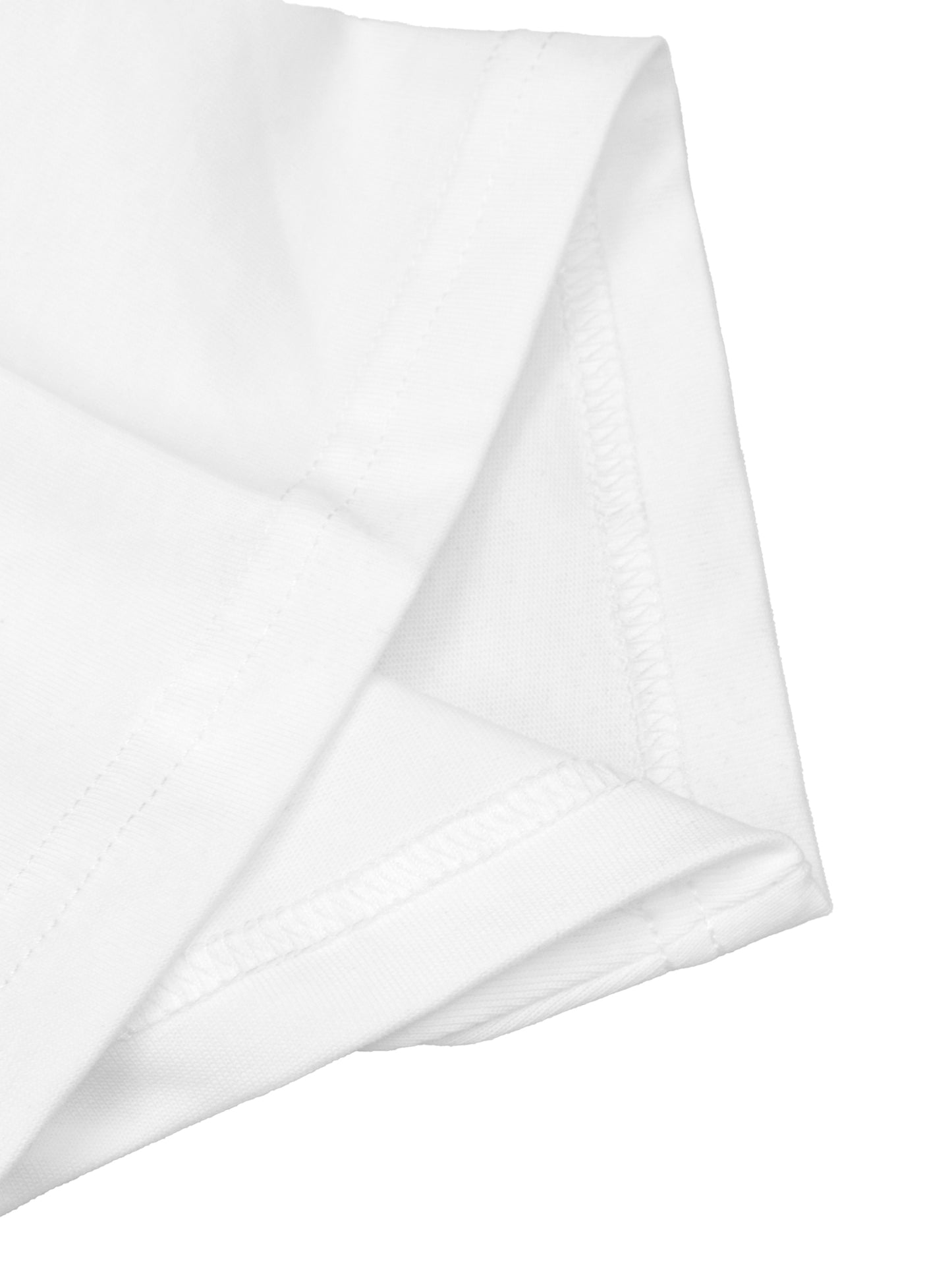 HOC White Classic Loose Boxy Tee