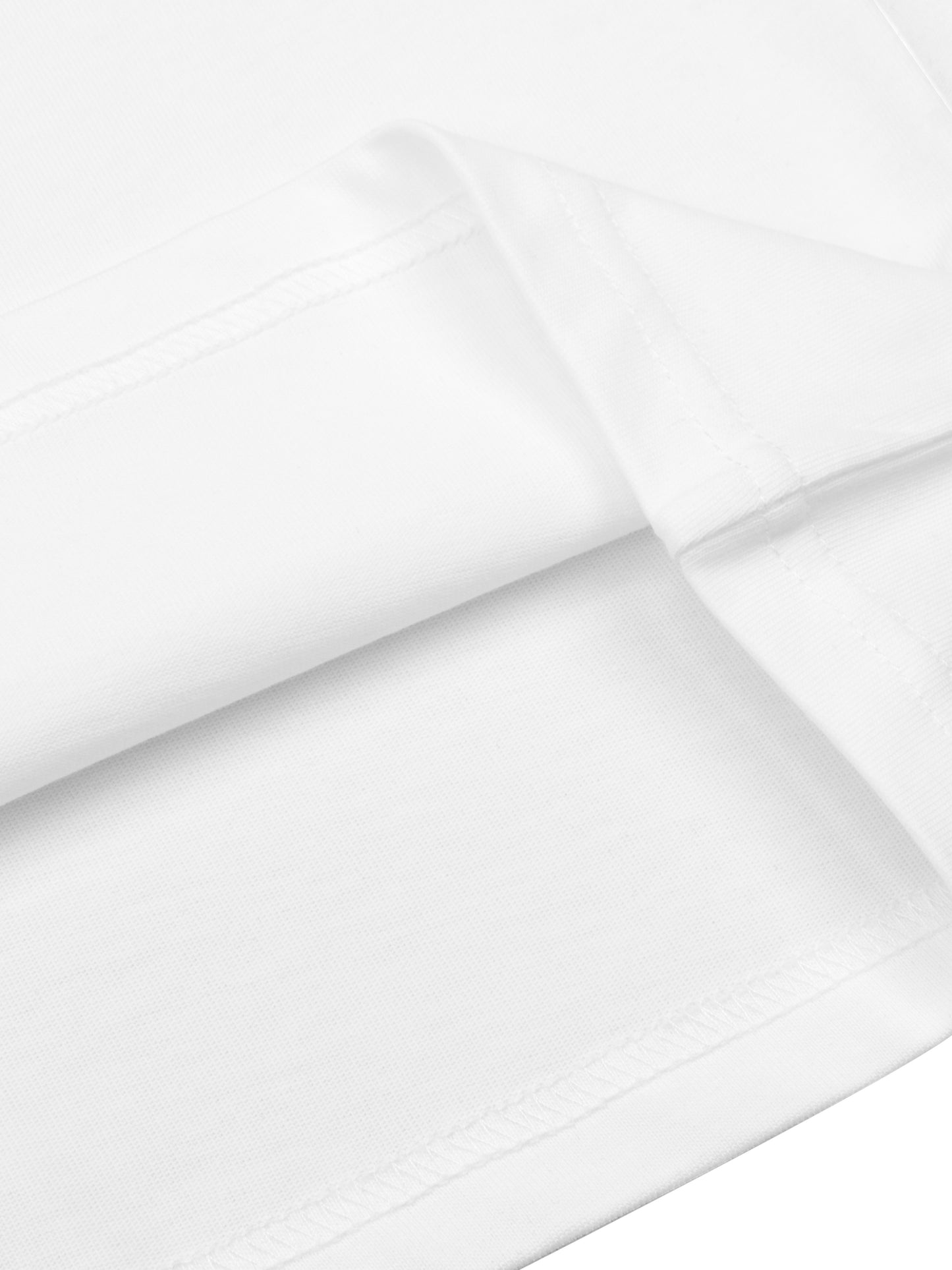 HOC White Classic Loose Boxy Tee