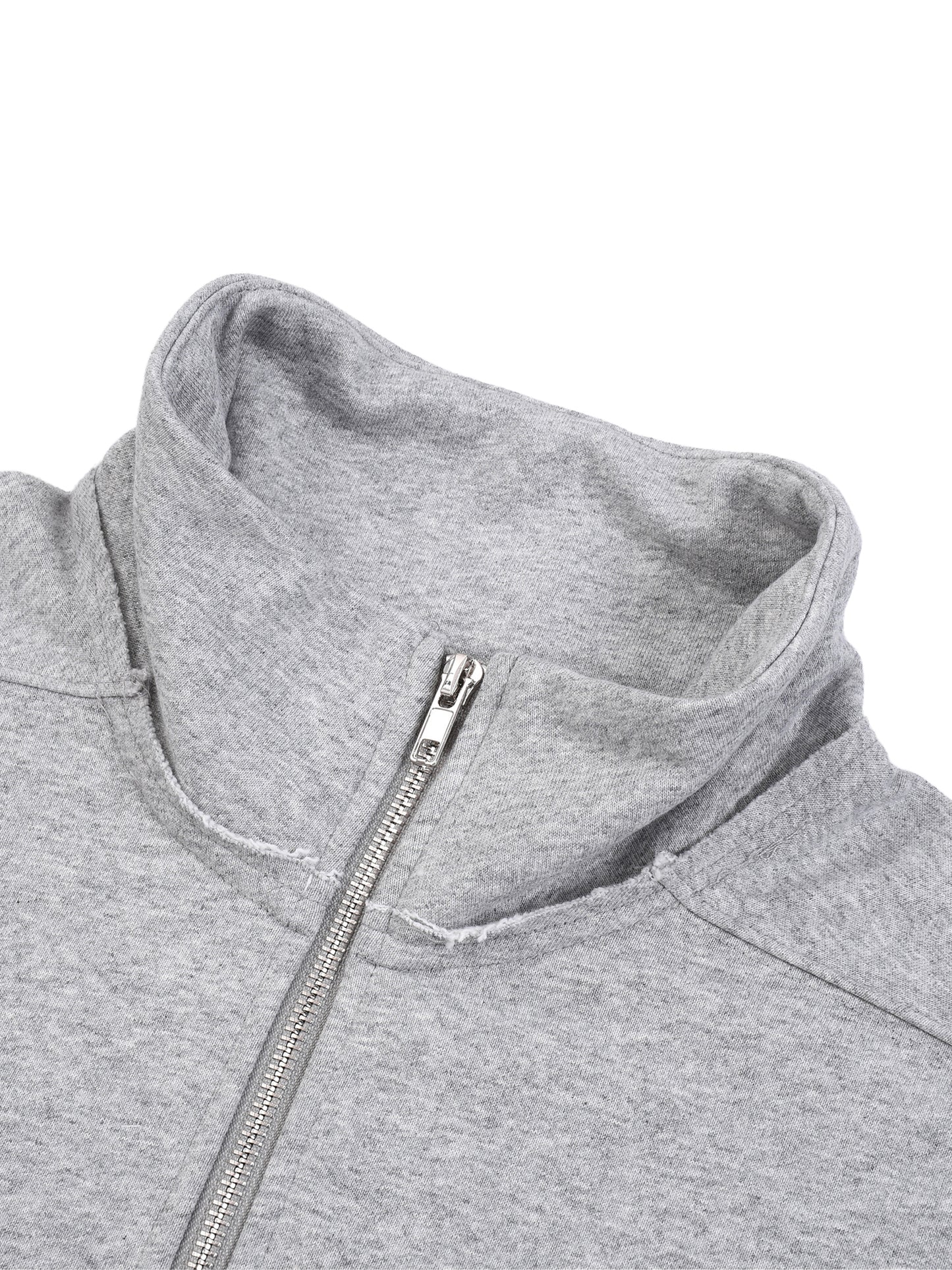 HOC Quarter Zip Rolled Edge Sweatshirt