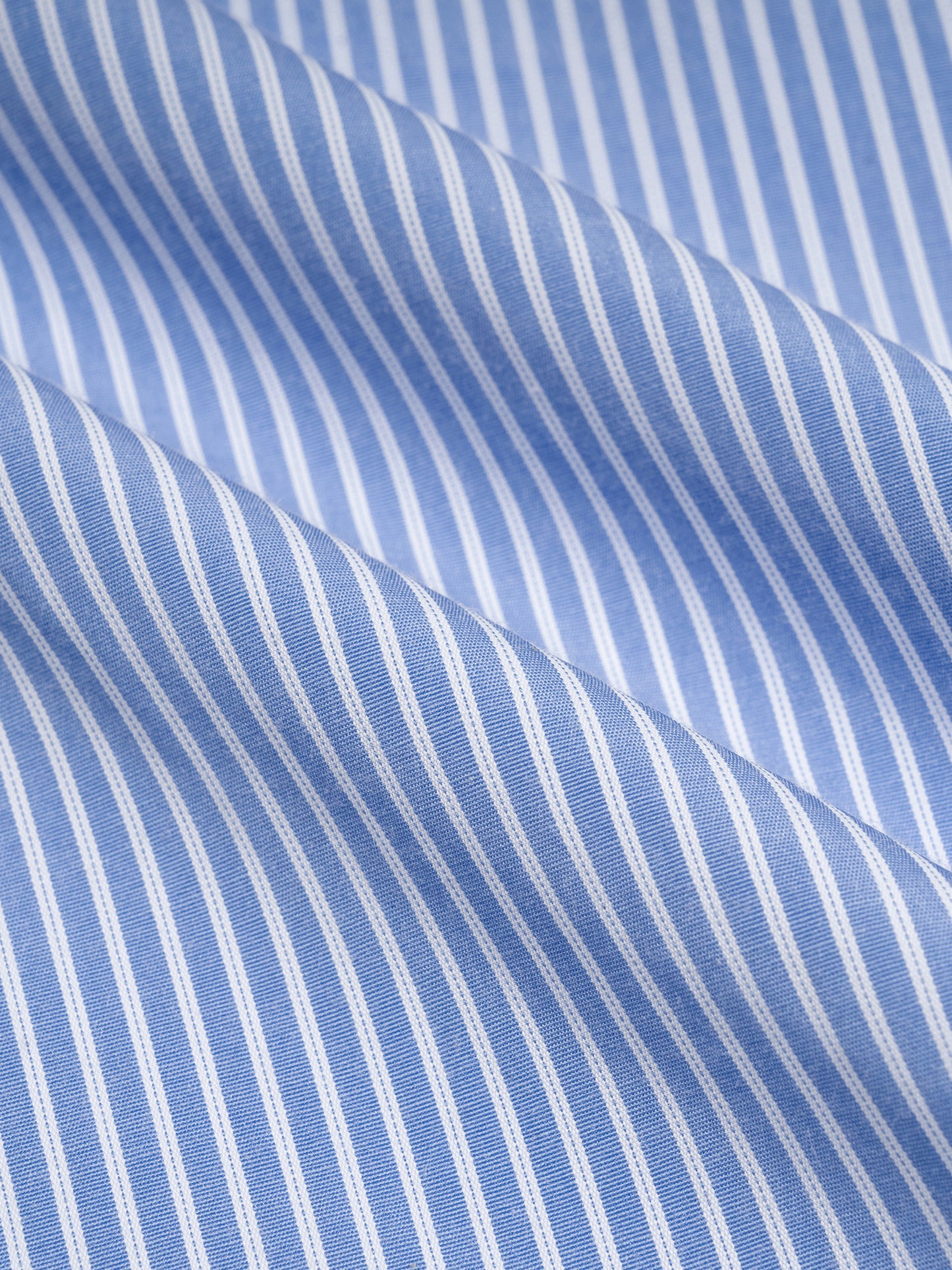 Vertical Striped Drawstring Barrel Pants (Blue)