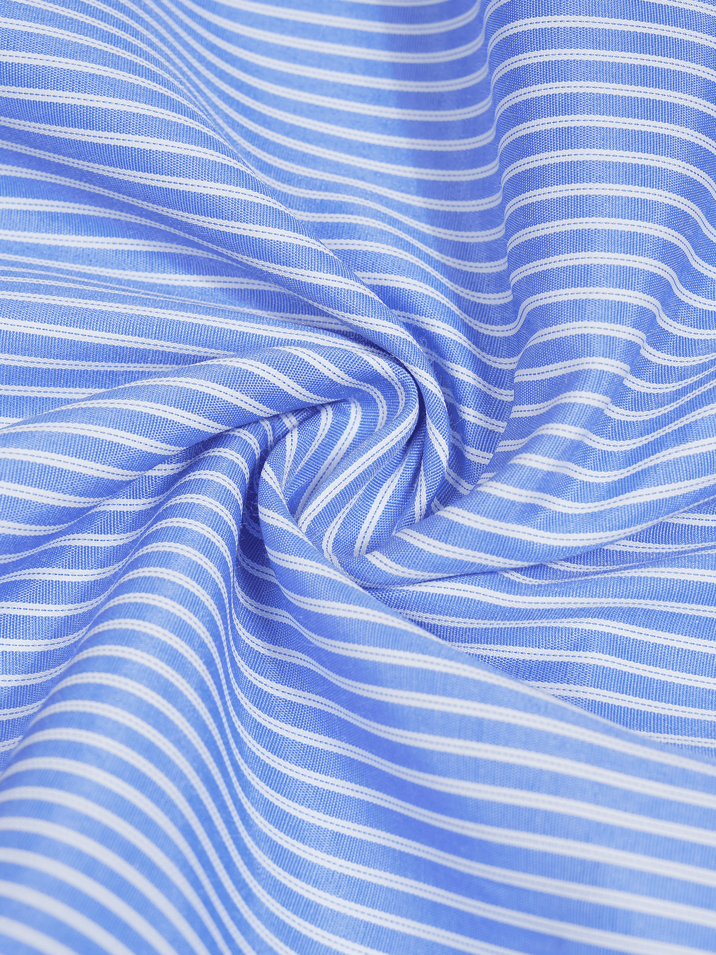 Vertical Striped Drawstring Barrel Pants (Blue)