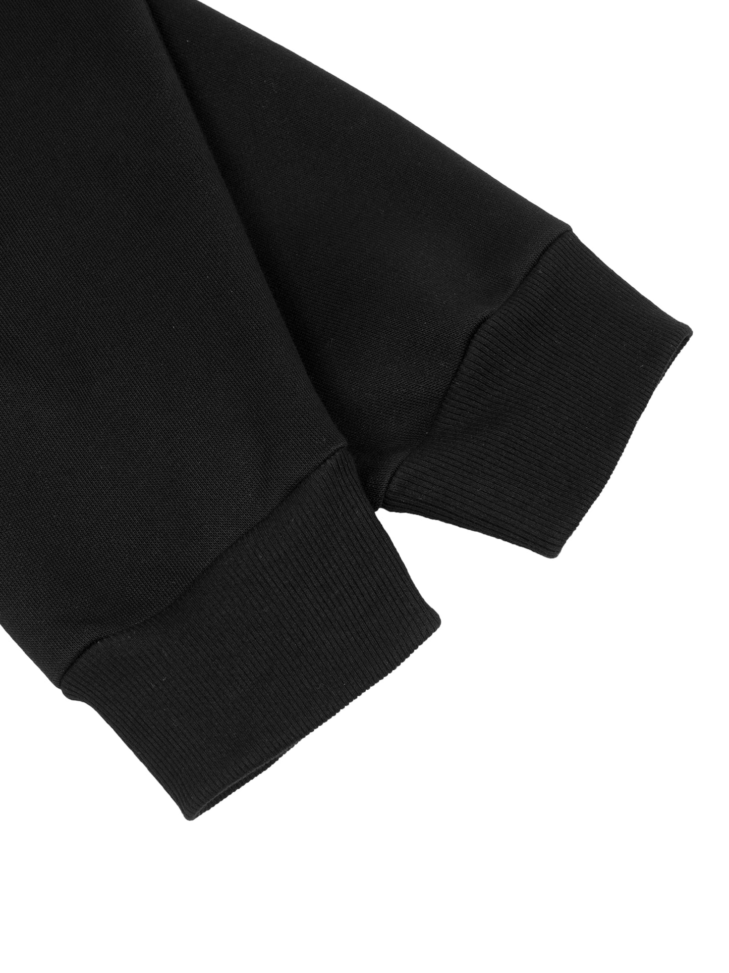 HOC Black Plaid Boxy Zip Up